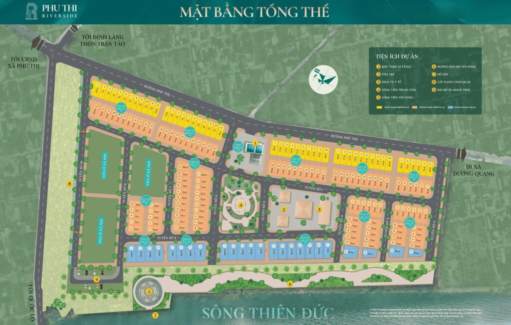 mặt bằng phú thị riverside